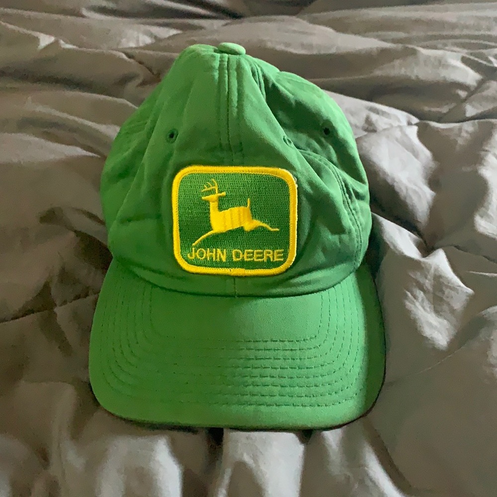 John deere vintage green hat. One size fits all.
